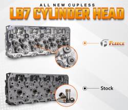Fleece Performance LB7 Cupless Head Design